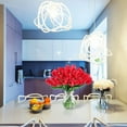thumbnail image 4 of Xiao Hua 8 artificial tulip flowers with real touch PU tulip flower bouquet suitable for home, office, party, wedding decoration (red), 4 of 4