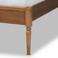 thumbnail image 5 of Baxton Studio Diantha Classic and Traditional Dark Grey Fabric Upholstered and Walnut Brown Finished Wood Full Size Platform Bed, 5 of 11