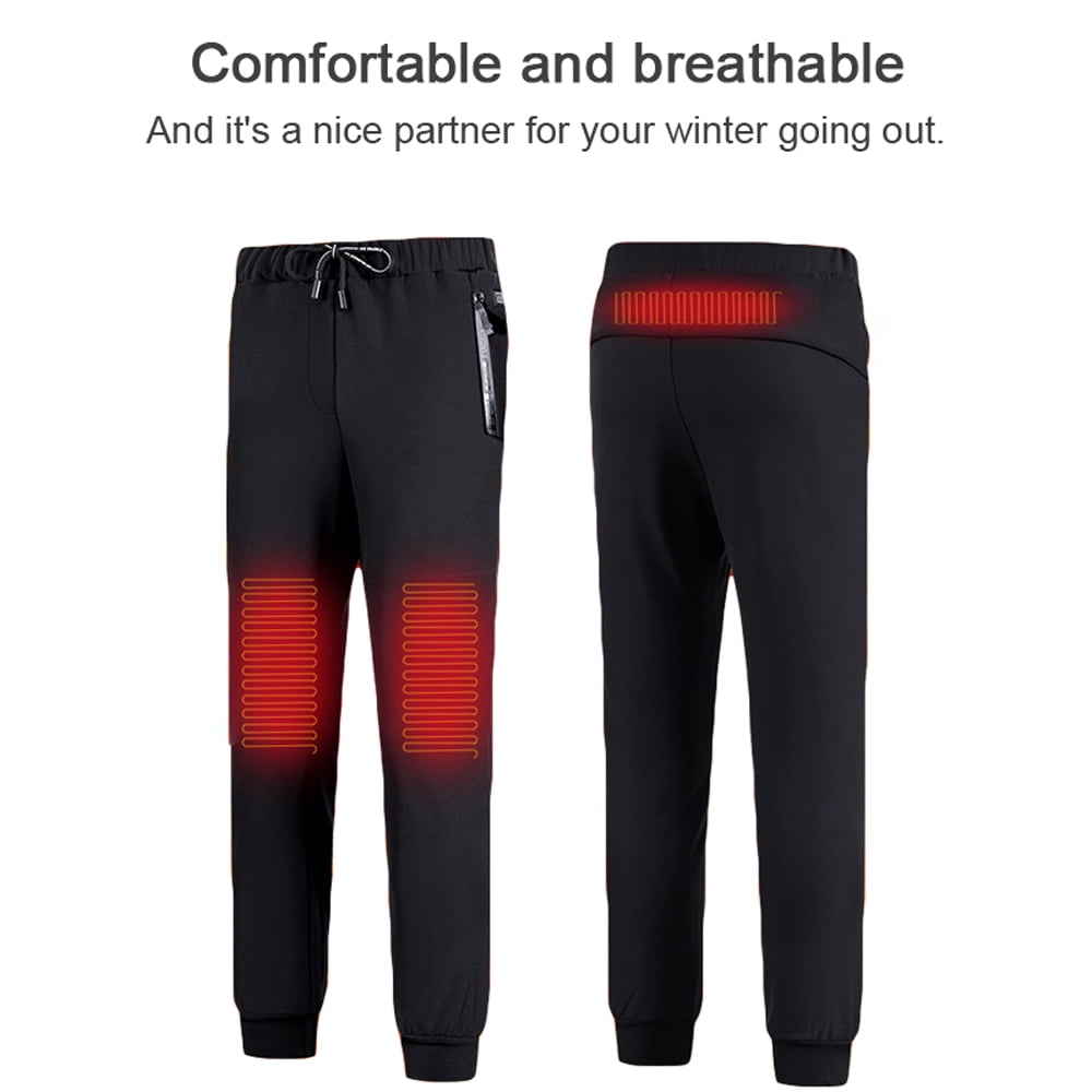 yeacher USB-Powered Heated Pants for Men Women Winter Thermal