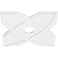 thumbnail image 2 of 28"OD x 5"ID x 9 3/4"C x 1"P Titus Architectural Grade PVC Contemporary Ceiling Medallion, 2 of 11