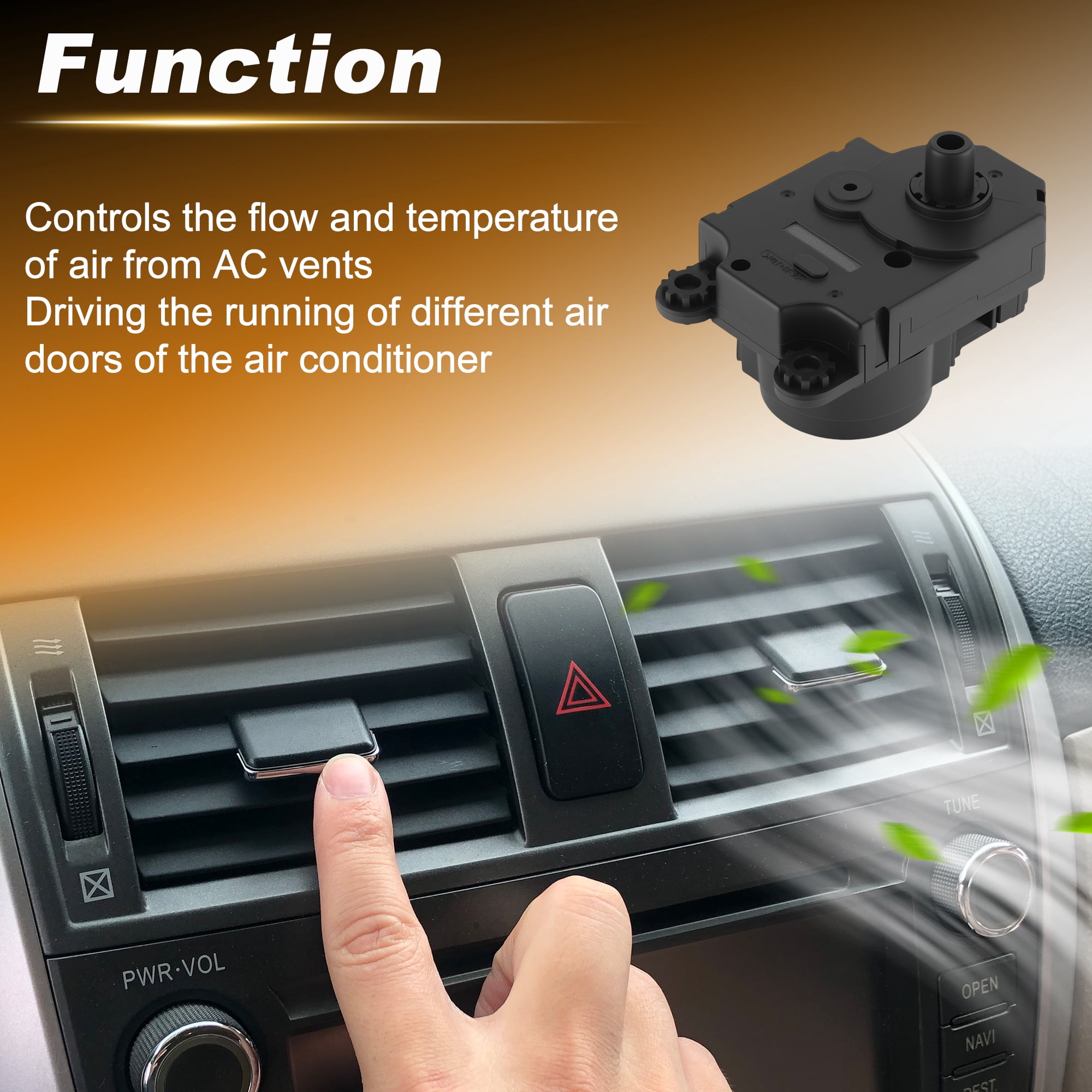 Unique Bargains HVAC Heater Blend Door Actuator for Nissan Rogue 2014-2019