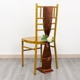 thumbnail image 5 of BalsaCircle 5 New Satin Chair Sashes Bows Ties Cinnamon Brown, 5 of 8