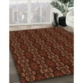 thumbnail image 2 of Ahgly Company Indoor Rectangle Patterned Mahogany Brown Area Rugs, 6' x 9', 2 of 6