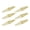 Gold, variant on 2 inch Strap Hinges Heavy Duty Gate Hinges Cabinet Latch Door Hinge with Mounting Screws,Iron,Black Color,Pack of 6