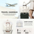 thumbnail image 5 of Gocvo Tote Bag for Women, Large Capacity Lightweight Puffer Bag, Waterproof Shoulder Bag for Women for Daily Travel, Gym, Work(Beige), 5 of 9