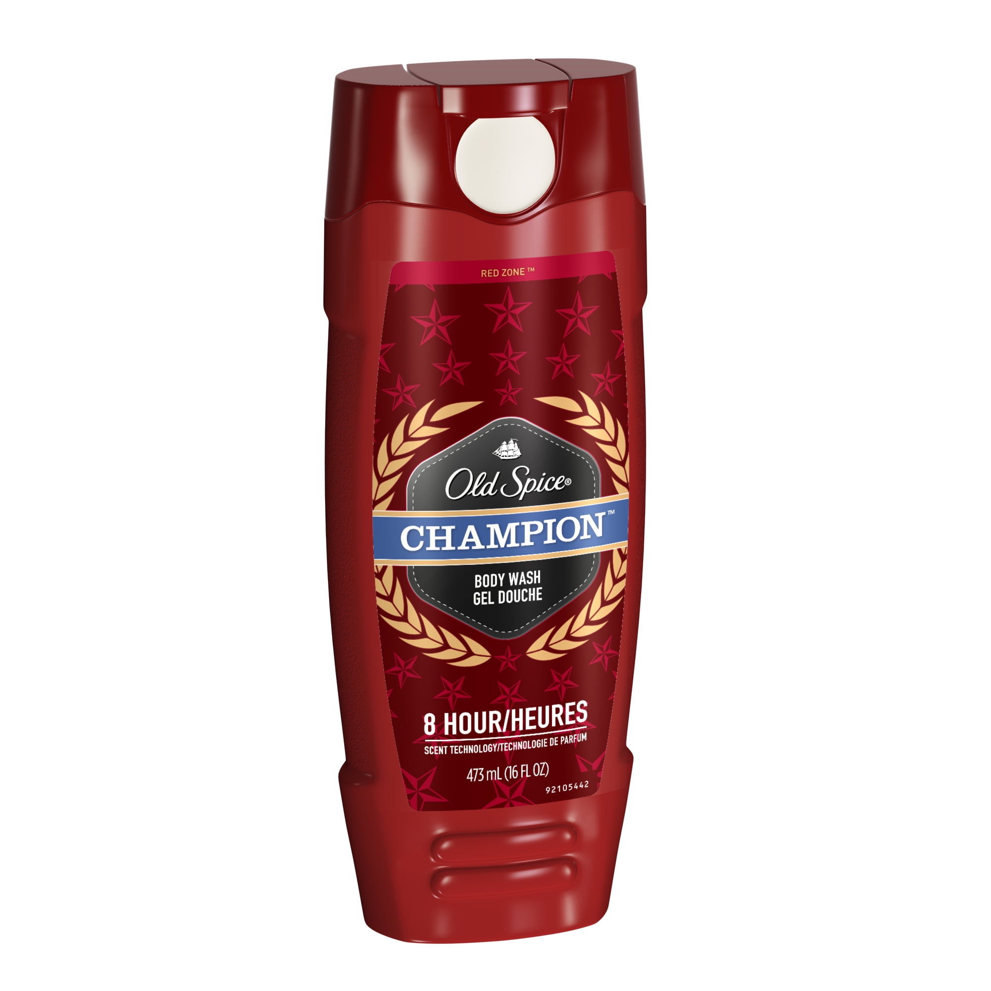 Old Spice Red Zone Champion Scent Body Wash for Men, 16 oz