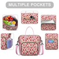 thumbnail image 2 of Insulated Lunch Bag Women, Leakproof Large Lunch Box, Reusable Lunch Cooler Bag with Adjustable Strap, Lunch Tote Bag for Work Women,Strawberry Pattern Lunch Tote Bags Gifts for Woman, Mom, 2 of 6