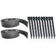 thumbnail image 2 of LEEYNEER Edging Border Garden Landscape Terrace Board Fence Plastic Lawn Plant Barrier Borders Coil Stop Flowerbeds Coiled Edger, 2 of 9