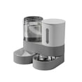 thumbnail image 2 of Automatic Cat Food Dispenser, Plastic Dual Bowl, 2 in 1 Pet Feeder with Water, for Busy Owners and Short Trips, 2 of 6