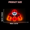 thumbnail image 3 of UPONRAY Football Player Neon Sign for Wall Decor,Dimmable USB Powered Football Neon Light Sign for Bedroom Decor,Football LED Light for Man Cave,Game Room,Teens Boys Gifts, 3 of 5