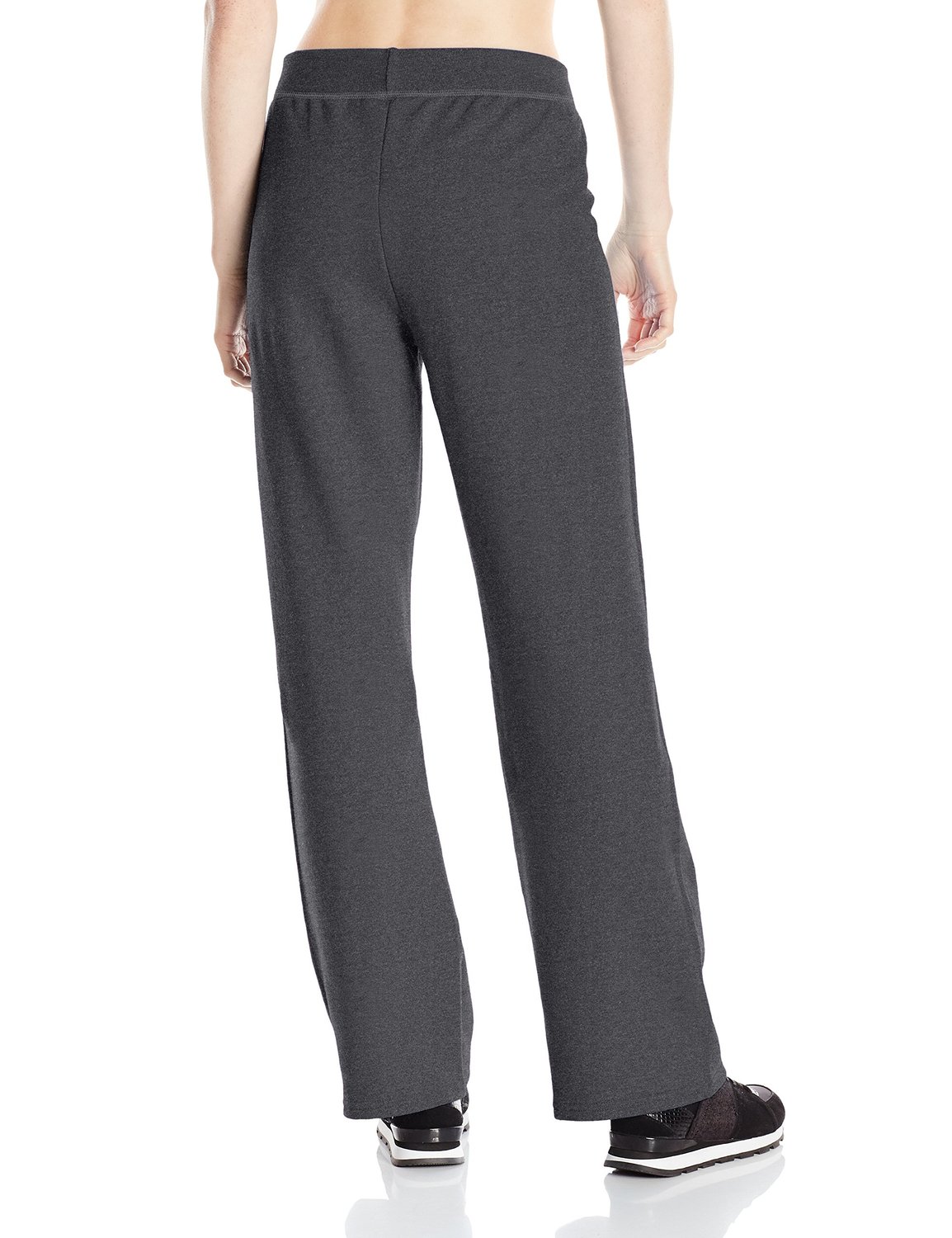Hanes ComfortSoft EcoSmart Women's Open Bottom Fleece Sweatpants, Sizes S-XXL and Petite - image 2 of 4