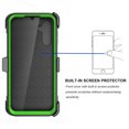 thumbnail image 4 of Ebizware Case for Samsung Galaxy A14 5G with [Built-in Screen Protector] Holster Belt Clip Military Grade Heavy Duty Protection Kickstand Defender Cover for Galaxy A14 5G - Black/Green, 4 of 8