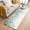 Green, variant on Teal Blue Eucalyptus Leaves Entryway Rugs 2'x3', Non Slip Area Rugs for Entrance Door, Spring Floral Summer Botanical Low Pile Indoor Floor Carpet Doormat for Front Door Bathroom Kitchen Bedroom
