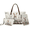 Easter Bunny Print, variant on Tutolipy Owl Dreamcatcher Print 3 Pcs Shoulder Bag Set for Ladies, High Capacity Portable Hand Tote Bag with Wear Resistant Shoulder Purse for Shopping