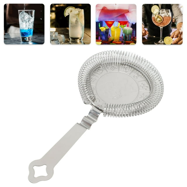 Colador de Cócteles Colador de Barra de Acero Inoxidable para Herramientas de Bar de Bartending Colador de Cócteles de Barman para Camareros y Mixólogos ANGGREK Otros