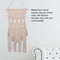 thumbnail image 2 of Macramé bohemio ahueca hacia fuera el arte tejido colgante de pared tapiz con borlas decoración del hogar para sala de estar, 2 of 8