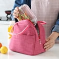 thumbnail image 3 of Mdesiwst Portable Thermal Insulated Handle Bento Lunch Box Outdoor Picnic Storage Bag, 3 of 8