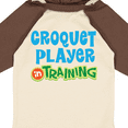 thumbnail image 4 of Inktastic Croquet player in training Boys or Girls Long Sleeve Baby Bodysuit, 4 of 5