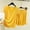(Fashion 123)Yellow, variant on WXLWZYWL Women's Solid Color Ice Silk Pajama Set Short Sleeve Crew Neck Top and Shorts Lightweight 2 Piece Loungewear with Ruffle Hem