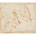 thumbnail image 3 of Camillo Procaccini 17x15 Black Modern Framed Museum Art Print Titled - Study of Hands (Verso) (C. 1590), 3 of 5