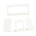thumbnail image 4 of yuksok Acrylic Jewelry Towers Portable Sturdy Retail Earring Rings Organizer Holder white 4pcs, 4 of 7