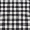 thumbnail image 6 of SAFAVIEH Nonnie Plaid Floor Pillow, 22" x 22", Black/White, 6 of 7