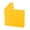 Yellow, variant on 10 Pcs Black Plastic Angle Iron Foot Pad L Shaped Edge Leg Cover 30mmx30mm
