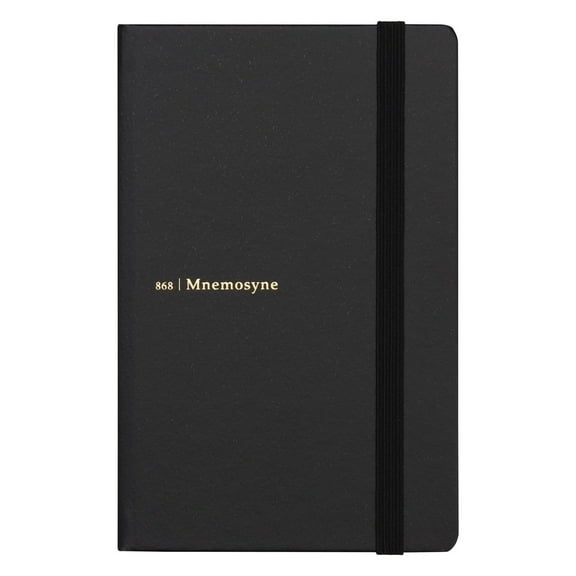 Maruman A6 Notebook Mnemosyne Journal Black 5mm Dot grid