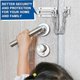 thumbnail image 2 of 2 Pack Door Chain Lock, Premium Chain Door Lock, Thickened Door Lock Chain with 12 Screws, Stainless Steel Chain Locks for Inside Door, 2 of 5