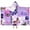 Purple Butterfly Flower, variant on Purple Butterfly Pattern Hooded Bath Towel,50"x30" for Ages 3 To 12 Kids, Quick Dry Lightweight Soft Microfiber Hood Beach Towel Cover Up for Kids