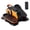 Orange, variant on Compact Under-Desk Elliptical, Quiet Mini Pedal Exerciser with Adjustable Speed and LED Display