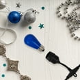 thumbnail image 2 of Pack of 25 Opaque LED S14 Blue Christmas Replacement Bulbs, 2 of 6