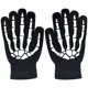 thumbnail image 1 of GOOHOCHY 1 par de guantes brillantes de Halloween, guantes con dedos completos, guantes con patrón de esqueleto, guantes temáticos de Halloween, 1 of 8