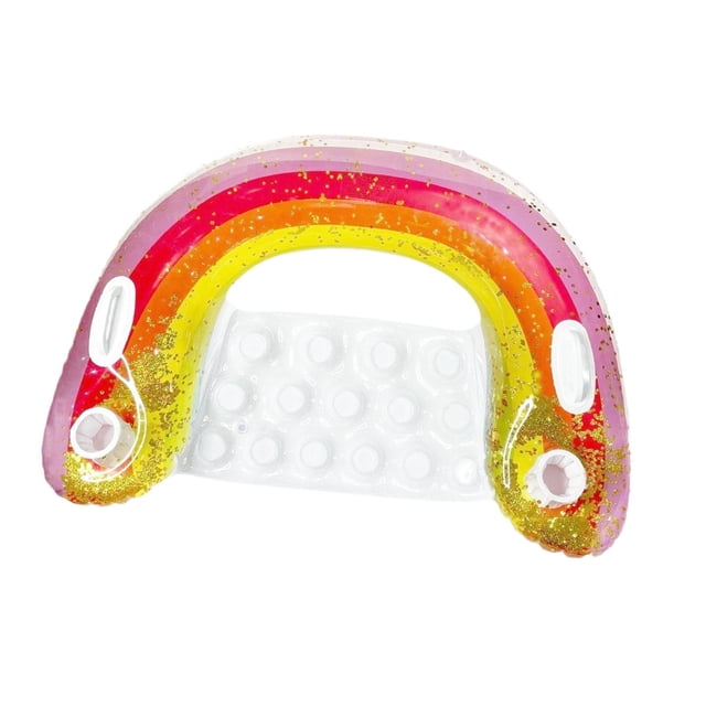 Silla inflable del flotador de la piscina con el portavasos del PVC para las vacaciones del verano que se relajan Estilo A
