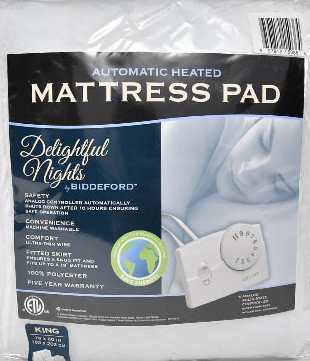 Biddeford Heated Mattress Pad - Walmart.com