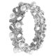 thumbnail image 1 of Rhinestone Jewelry 1Pack Retro Elastic Bracelet For Women Featuring Shiny Silver Round Design For Daily Wear And Special Events, 1 of 3