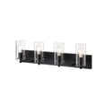 thumbnail image 5 of allen + roth Yuma 29.94-Inches 4 -Light Matte Black Transitional Vanity light bar, 5 of 5
