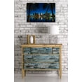 thumbnail image 3 of Miami, Florida, Palms and City at Night (16x24 Giclee Gallery Art Print, Vivid Textured Wall Decor), 3 of 3