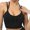 Black, variant on Women Wirefree Bra High- Seamless Sports Bra for Women Supportive Workout Running Yoga Fitness top with Quick-Dry M Navy