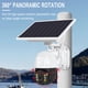 thumbnail image 4 of Cámara de seguridad para el hogar con wifi, 1080P HD, panel solar, vigilancia exterior, IP66, cámara inteligente para casa, voz bidireccional, soporte inalámbrico, 4 of 9