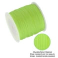 thumbnail image 4 of Unique Bargains 0.8mm x 109 Yard Nylon Satin Cord 0.8mm Beading String Braided Rope, Light Green, 4 of 6