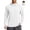 White, variant on Mens UPF 50 Sun Protection Jacket Hooded Long Sleeve Lightweight Quick Dry Fashion Athletic Top with Pockets and Thumb Hole Dark Gray M