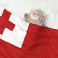 thumbnail image 7 of Flannel Throw Dog Blanket Tonga Flag Soft Warm Print Pet Blankets for Small Dog Cat Puppy, 7 of 7