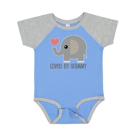 

Inktastic Loved by Grammy Gift Baby Boy or Baby Girl Bodysuit