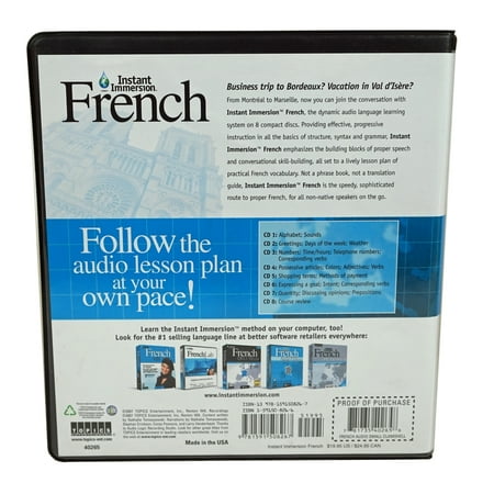 Learn to Speak & Understand FRENCH Language on 8 Audio CDs - listen in your car!