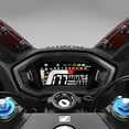 thumbnail image 7 of Motorcycle Speedometer, 199 Kph Mph, High Definition, VA Screen Real Color Digital Display, Universal Odometer Tachometer, Water Temperature Gauge Turn Signals, 7 of 7