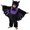 A-Black199, variant on JAJAHO Kids Halloween Animal Onesie Boys Girls Flannel Bat Dress Up Jumpsuits Hooded Zipper Front One-Piece 3-12Y
