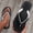 Black, variant on Men's Anti-Slip Outdoor Fashionable Wear-Resistant Soft Stylish Massage Beach Slippers