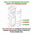thumbnail image 6 of For 240534901 Ref Door Shelf Rack Bar For Frigidaire Ap3214630 Ps734935, 6 of 6