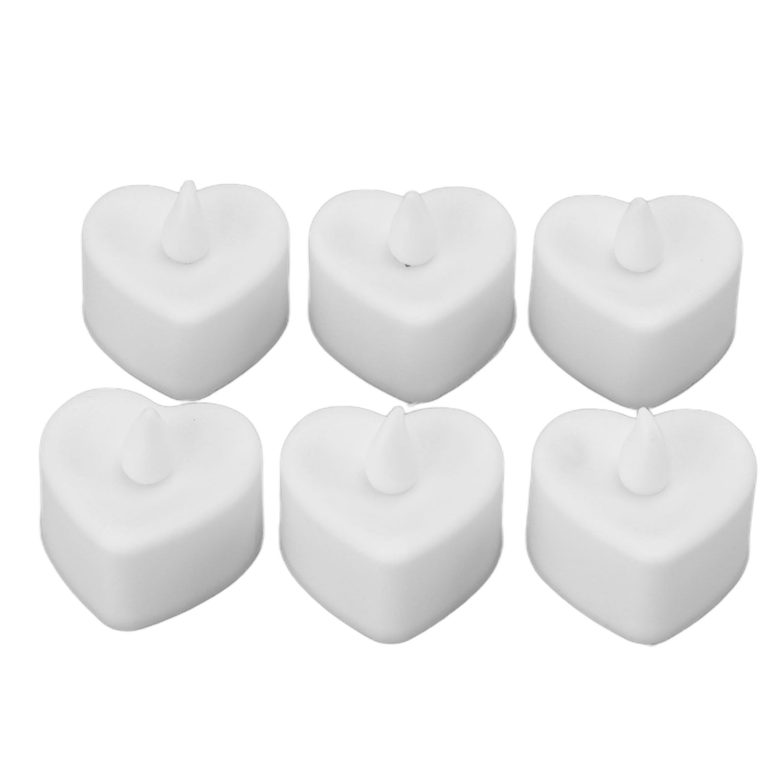 Led Tea Lights Led Tea Lights Candles Heart Shaped Flameless Tealight